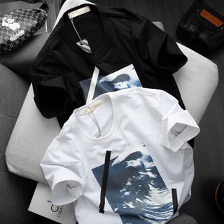 Áo Thun Cotton Co Dãn Unisex Off White