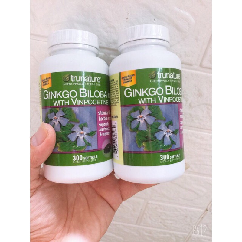 Viên uống bổ não ginko biloba 120mg của mỹ lọ 300 viên