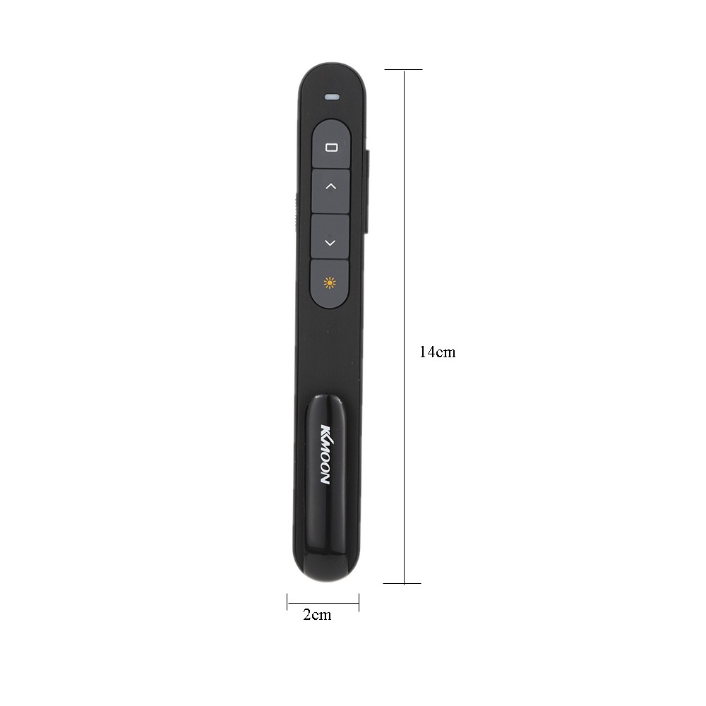 Ĩ KKmoon 2.4GHz Wireless PowerPoint Clicker Remote Controller Flip Pen Pointer Handheld PPT Presenter Unibody 10m Contro