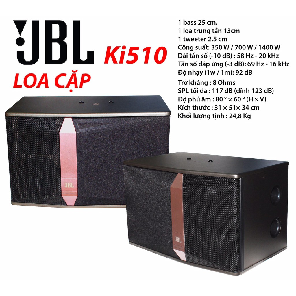 Loa Karaoke JBL Ki510 (Nhập khẩu Chính hảng)
