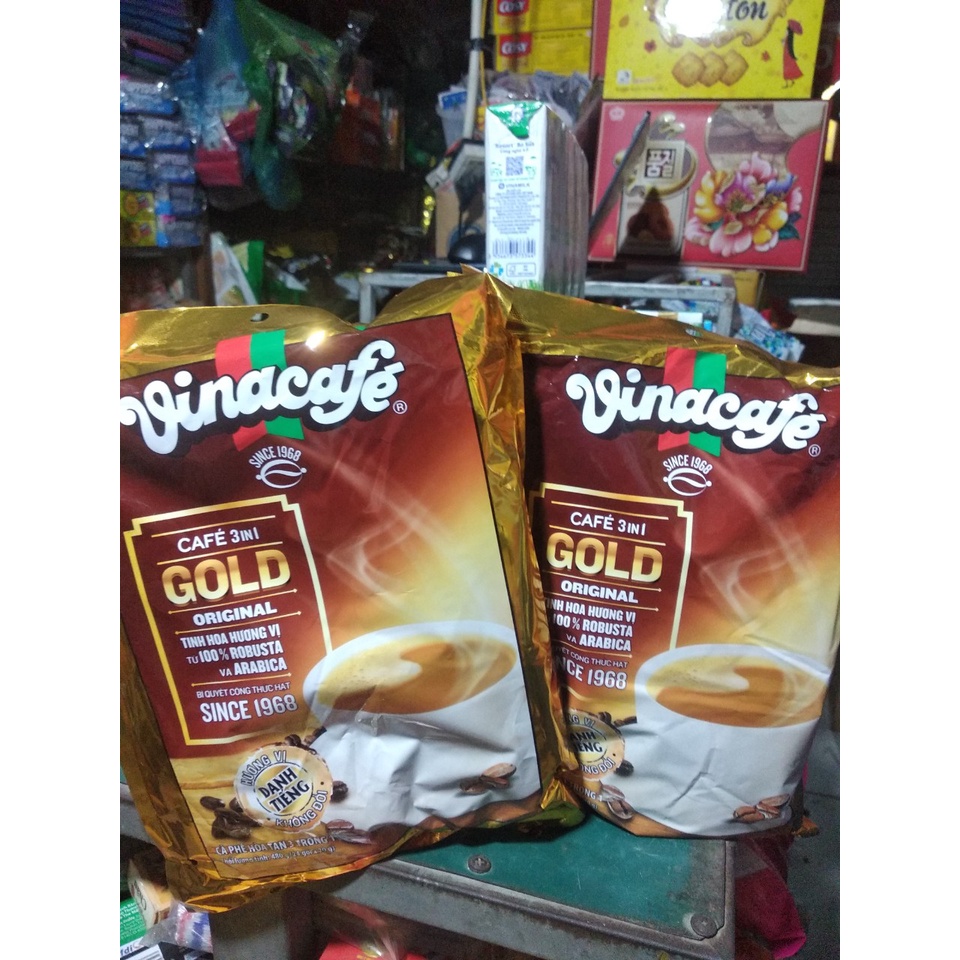 VINACAFE CÀ PHÊ SỮA HÒA TAN 3 IN 1 GOLD ORIGINAL ( 24 gói x 20gr )