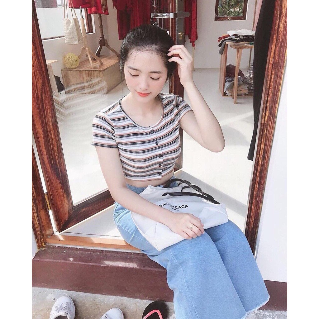 [S01] Quần Jean nữ dài lưng cao ống loe rộng cao cấp bao chất chuẩn shop - A432 | BigBuy360 - bigbuy360.vn