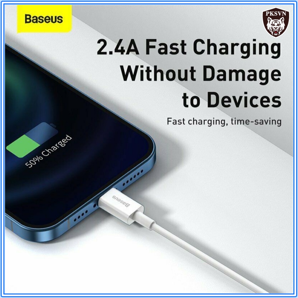 Dây Sạc Nhanh Chính Hãng Baseus Superior Series Dài 1M Sạc Nhanh 12w Cho 13 Pro Max trở xuống - BH 1 Năm