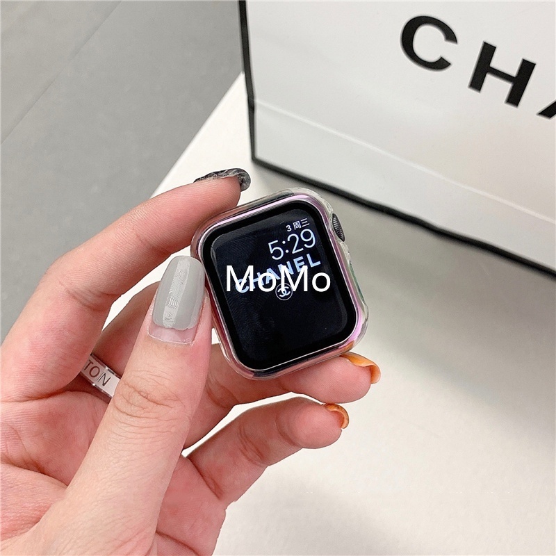 Ốp Bảo Vệ Đính Đá Cho Apple Watch Series 7 6 SE 5 4 45mm 41 40mm 44mm