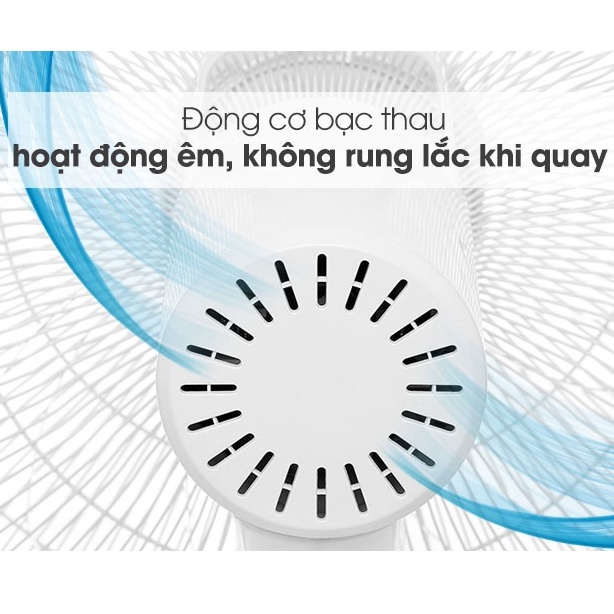 Quạt điện cây đứng có điều khiển Toshiba, quạt treo tường điều hòa làm mát cho gia đình - HAPOS