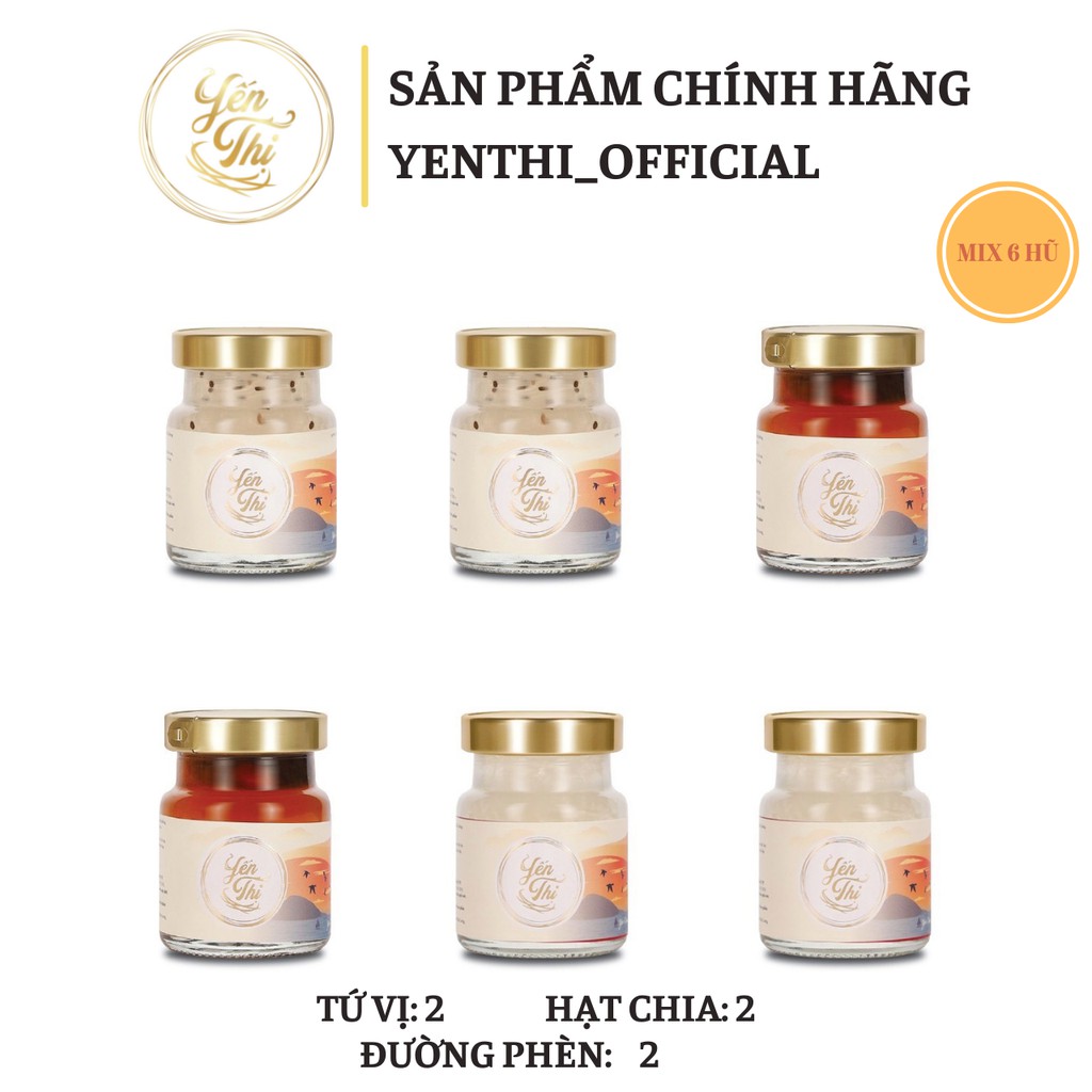 [Mã BMBAU50 giảm 50K đơn 150K] Yến Sào Khánh Hoà - Yến Thị - Gói Quà Tặng 10 Hũ - Hũ 70ml