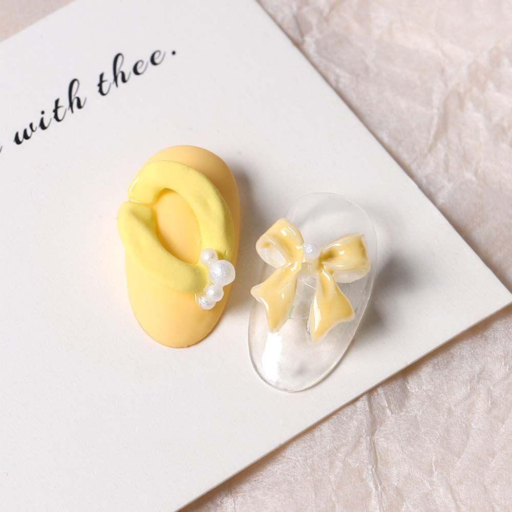 Set 40 Phụ Kiện Trang Trí Móng Tay 3D Bằng Nhựa Resin Phong Cách Vintage Charms