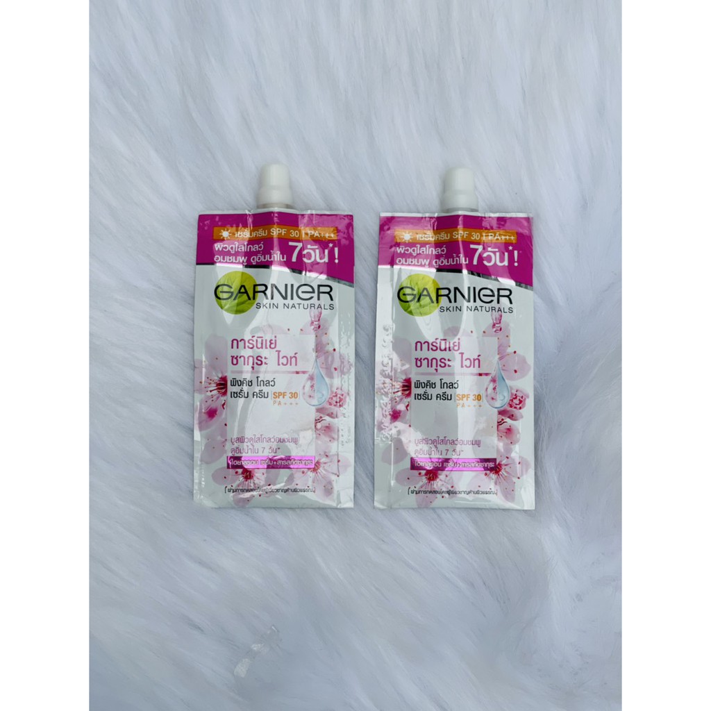 Combo Kem Nám, Tàn nhang Garnier Skin Naturals Thái Lan