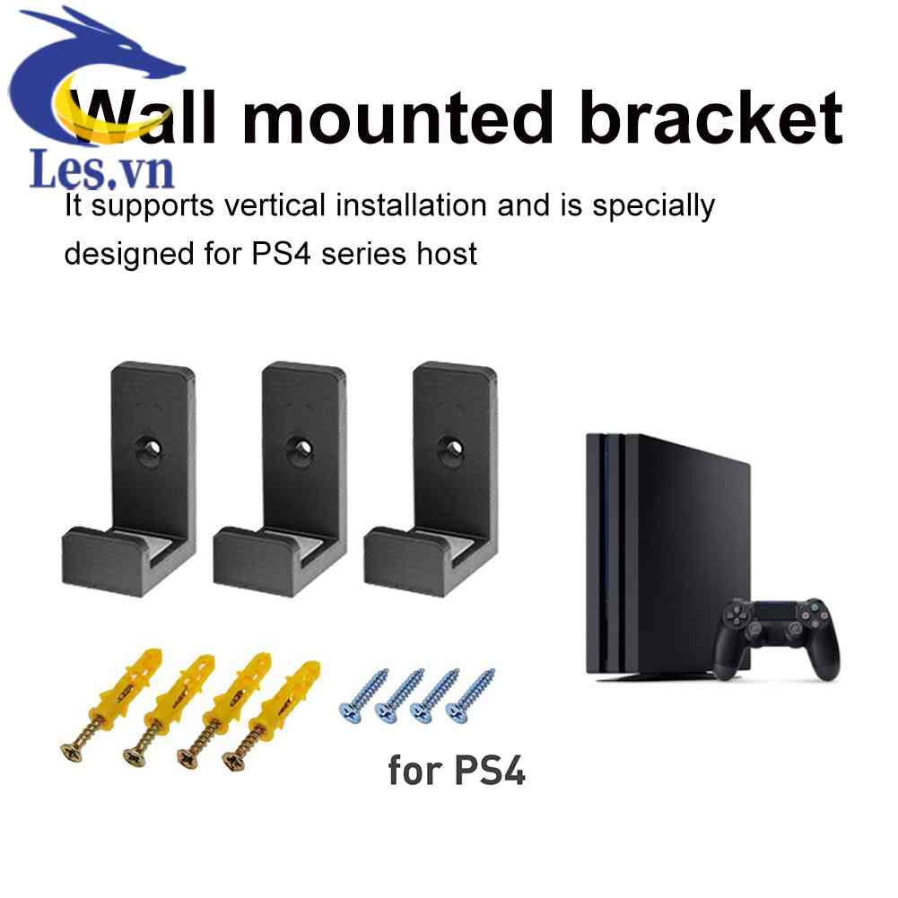 Giá Đỡ Treo Tường Cho Máy Chơi Game PS4 / PS4 Pro / PS4 Slim
