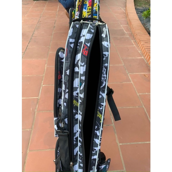 Bao đựng cần cá chép hoá rồng 2 ngăn như hình