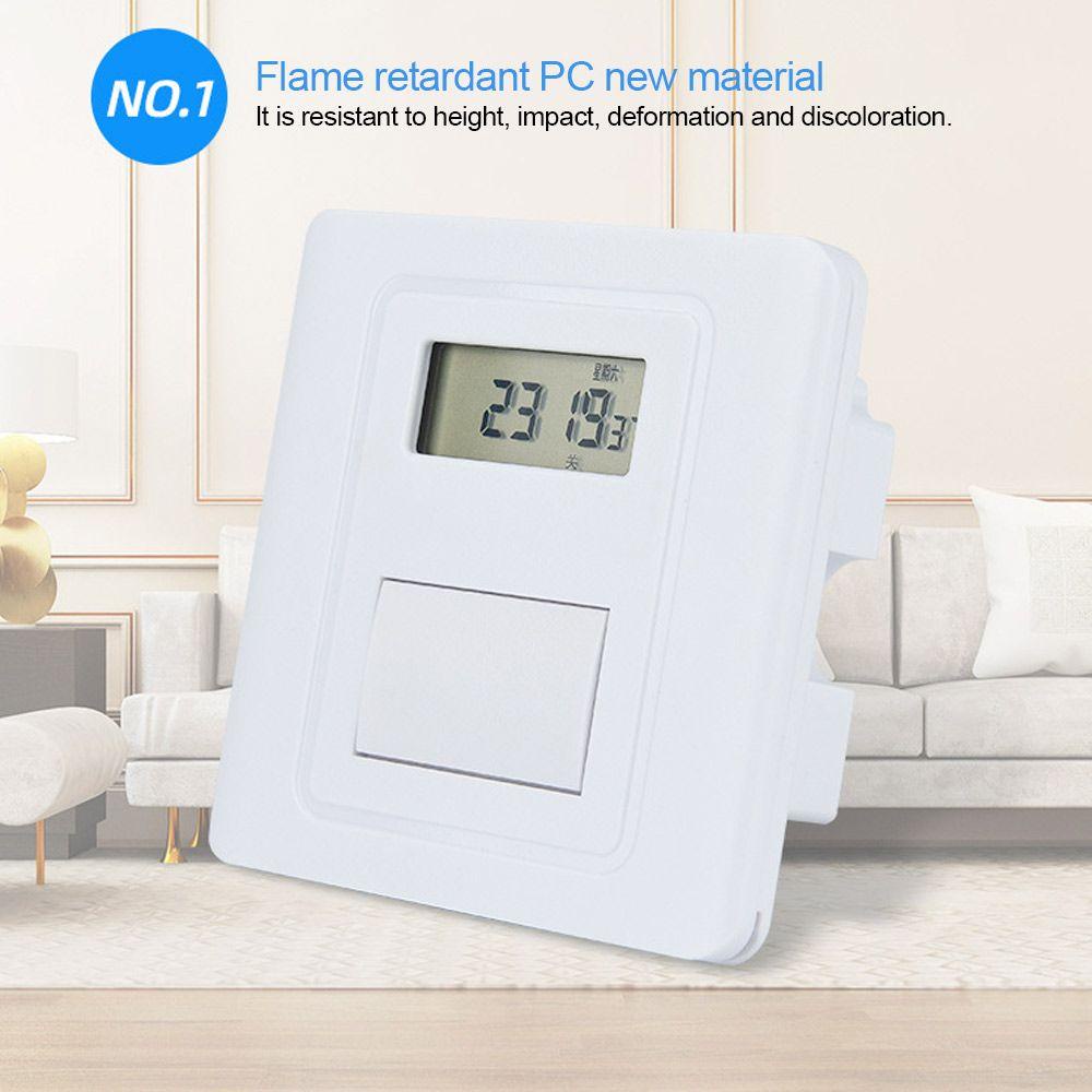 Công Tắc Hẹn Giờ Kỹ Thuật Số Tự Động Màu Trắng