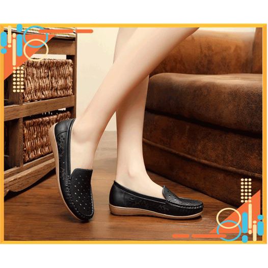 Giày Moca Trung Niên Cao Cấp ,Giá Rẻ , Siêu NHẸ