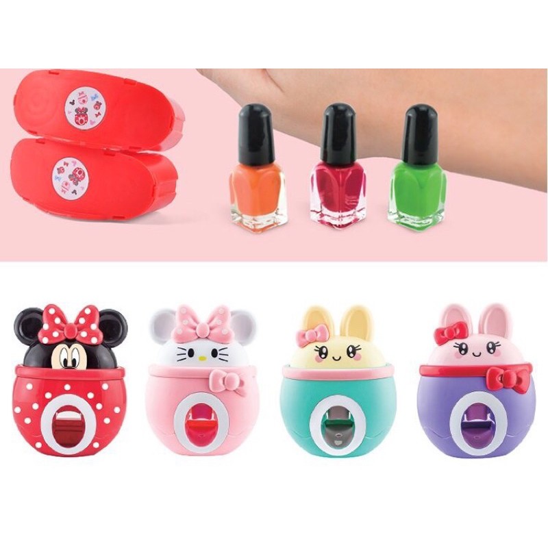 Set Nail cho bé kèm máy in sticker móng