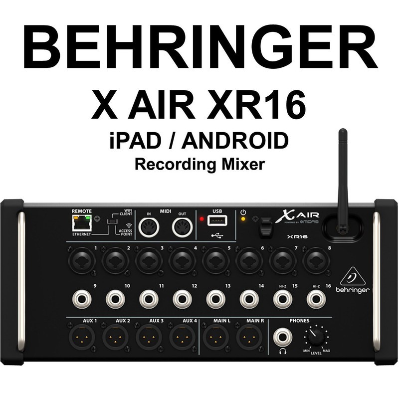 Mixer kỹ thuật số BEHRINGER XR16 xử lý âm thanh dành cho sân khấu chuyên nghiệp