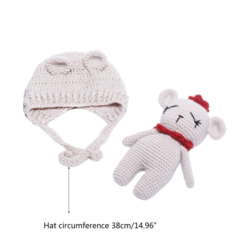 Búp Bê Mặc Đồ Ngủ Len Xinh Xắn Cho Bé Sơ Sinh Chụp Hình Giáng Sinh