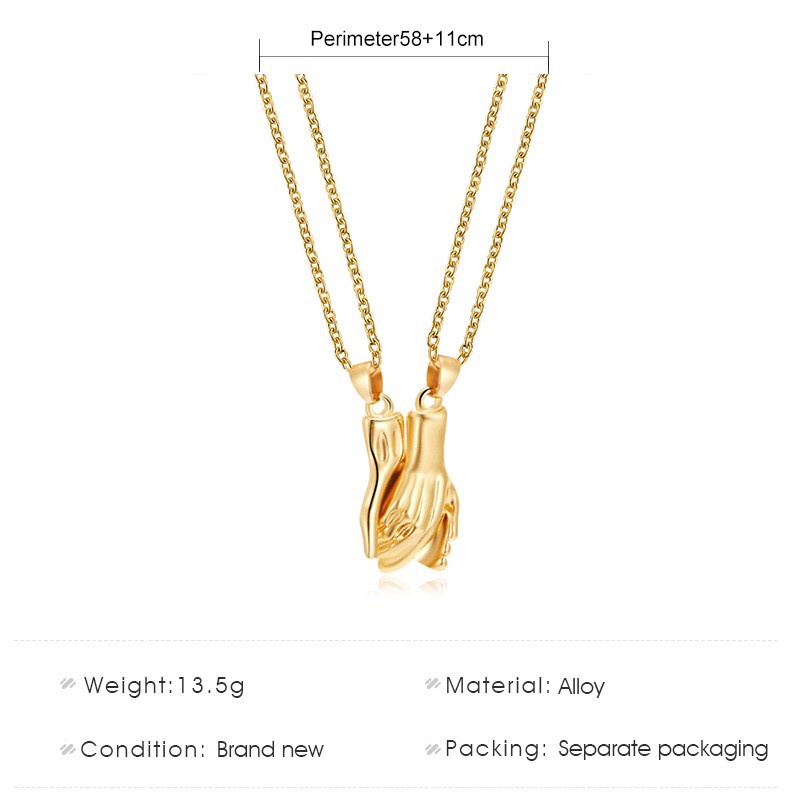 Vòng cổ nam châm thiết kế sáng tạo cho cặp đôi