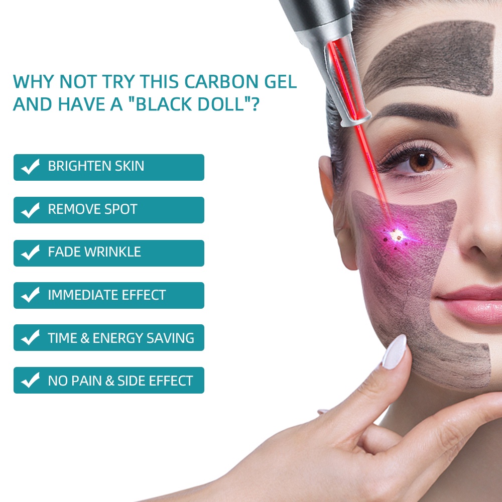 Gel carbon laser ForeverLily mềm mại làm trắng da chăm sóc da mặt