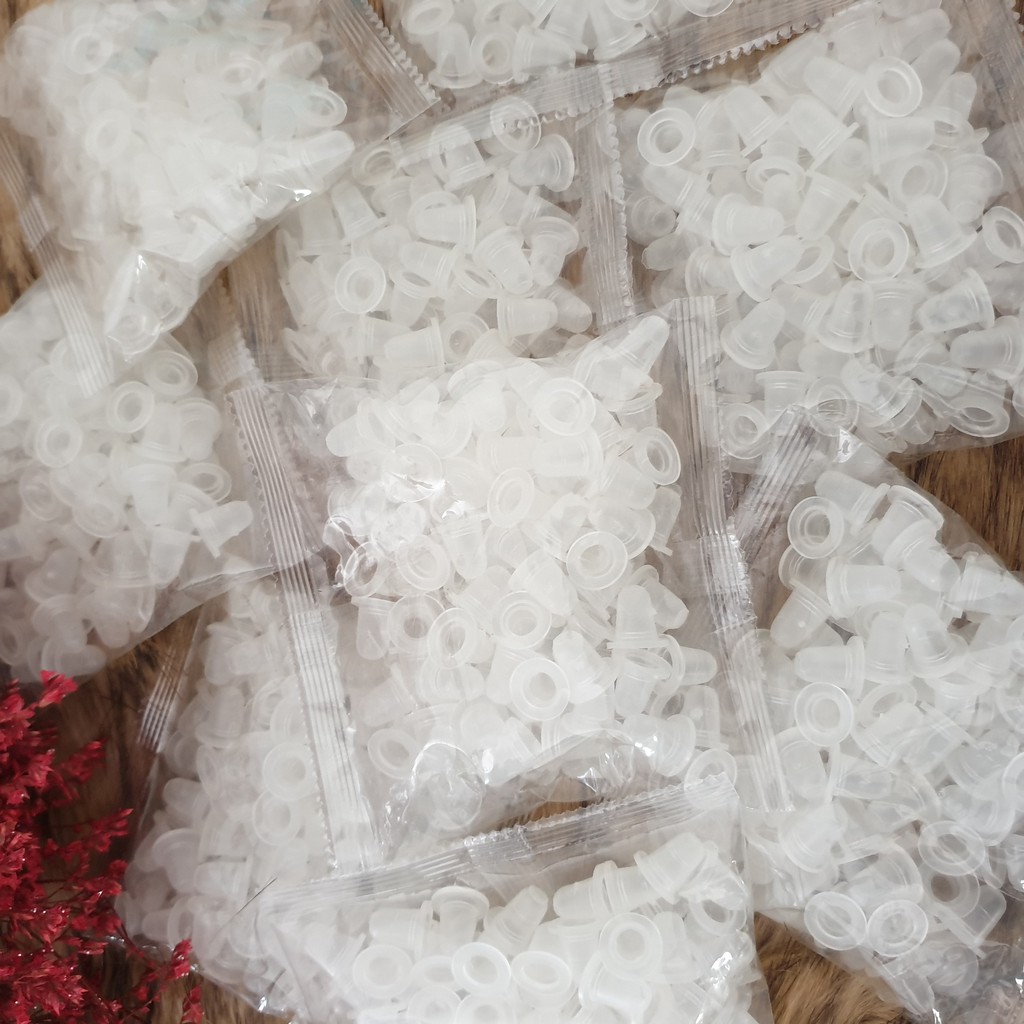 Chum silicon đựng mực xăm, chum đựng tê, keo nối mi