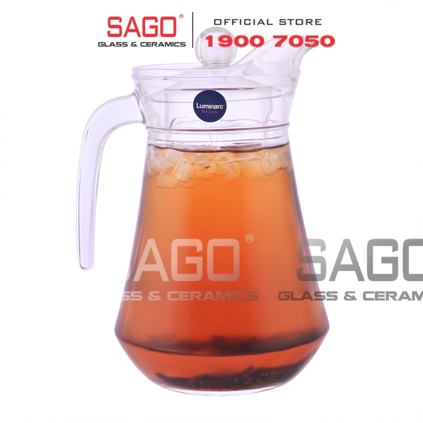 Bình Nước Thủy Tinh Luminarc Arc 1000ml ,1300ml | Tùy Chọn Dung Tích