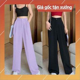 [Hàng Loại 1] Quần Ống Rộng Nữ , Quần Ống Rộng Lưng Cao Culottes Vải Siêu Mềm Rũ Đẹp Suông Dài 100cm