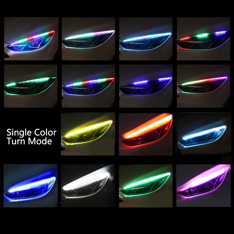 Dây Đèn LED Rgb Nhiều Màu Sắc Dùng Trang Trí Đèn Pha DIY