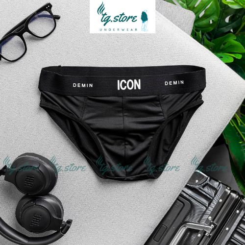 Quần Sịp Nam Tam Giác Hàng Xuất Xịn Cao Cấp Combo 4 Cái, Quần Lót Nam Thun Lạnh Co Dãn 4 Chiều IC-C.