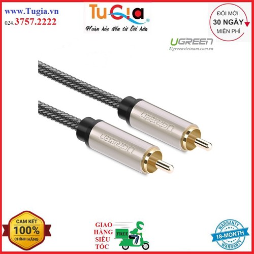 Cáp Coaxial Ugreen RCA 20737 (1.5m) - Hàng Chính Hãng