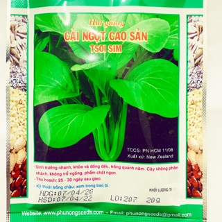 Hạt giống cải ngọt