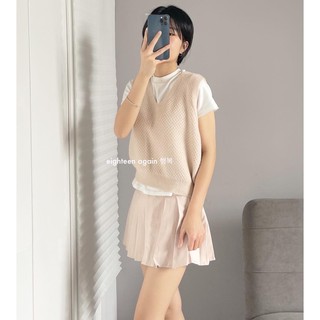GILE PEACH PHỐI VÁY XẾP LI