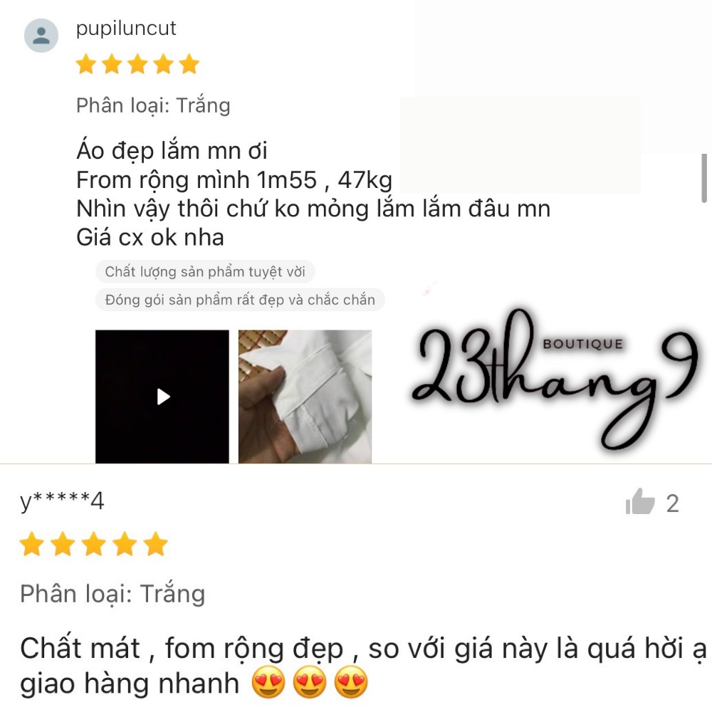 Áo sơ mi nữ áo sơ mi trắng form rộng tay dài chất thô cao cấp phong cách ulzzang hàn quốc công sở đi chơi đi làm