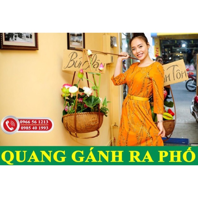 Quang gánh tre trang trí.