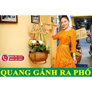 Quang gánh tre trang trí.