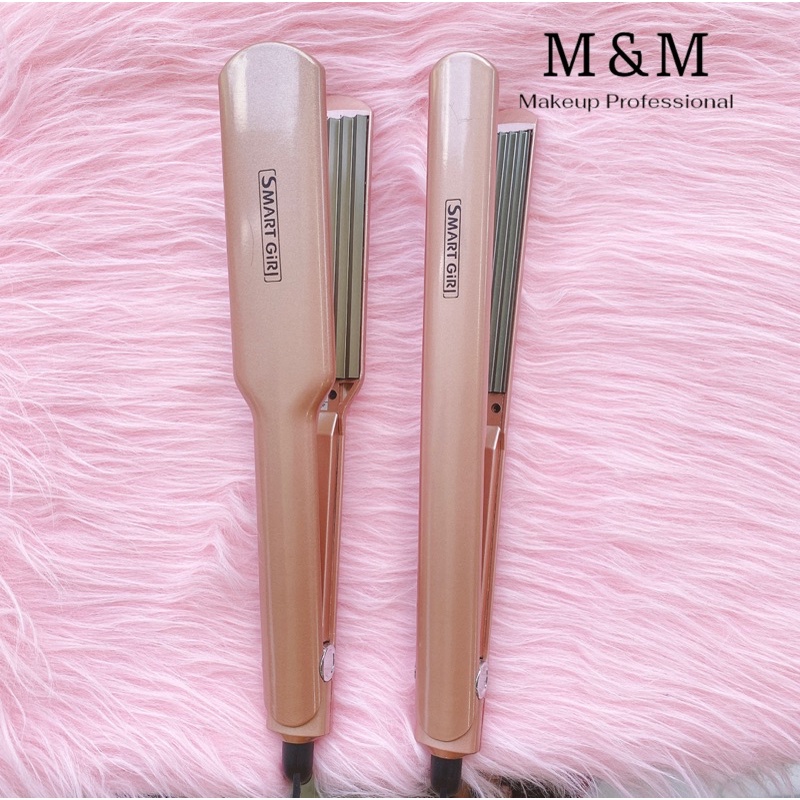 Máy duỗi tóc, bấm tóc Smart Girl bản to nhỏ nhiều kích cở