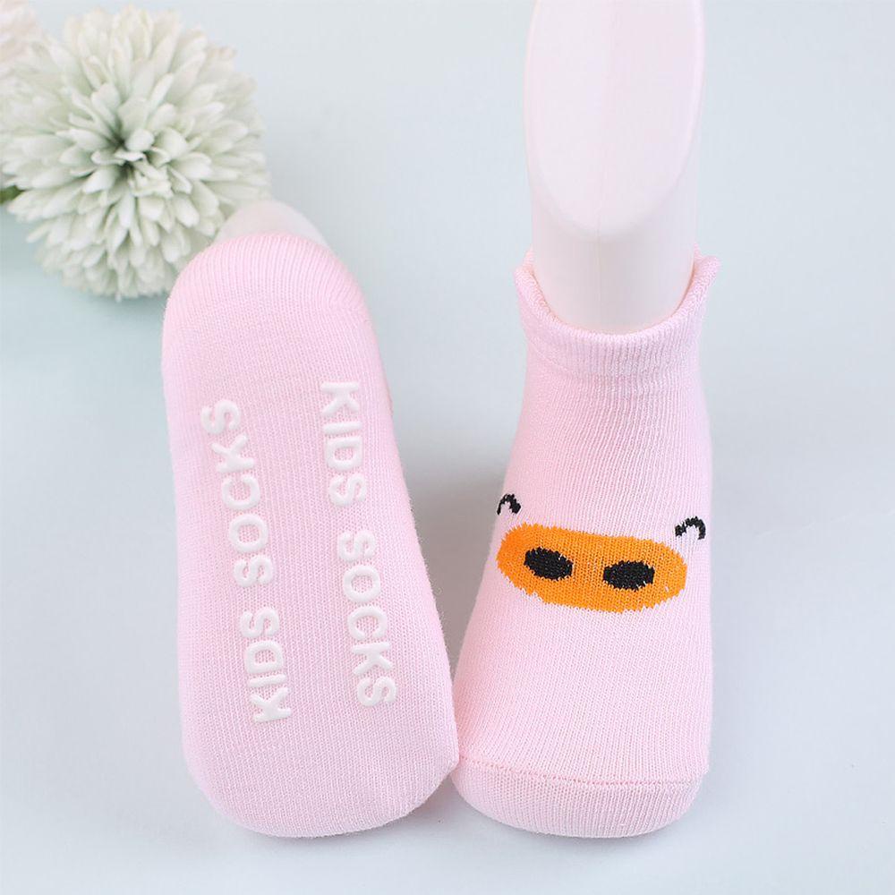 LAY Tất Cotton Chống Trượt Họa Tiết Hoạt Hình Xinh Xắn Dành Cho Bé