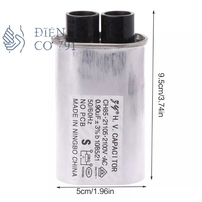 Tụ lò Tụ CAO Áp vi sóng 1uF 2100V chất lượng cao thay thế cho hầu hết tất cả các lò vi sóng