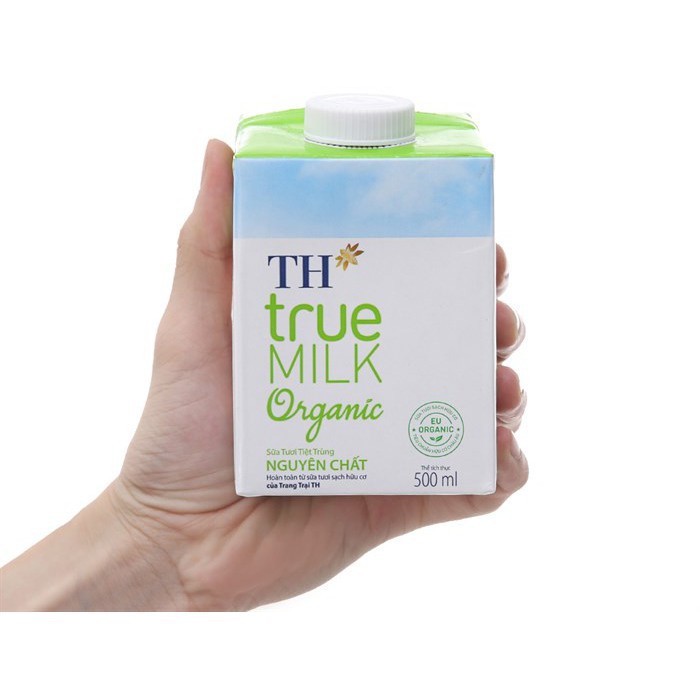 THÙNG 12 HỘP SỮA TƯƠI HỮU CƠ TH TRUE MILK ORGANIC (12 hộpx500 ml)