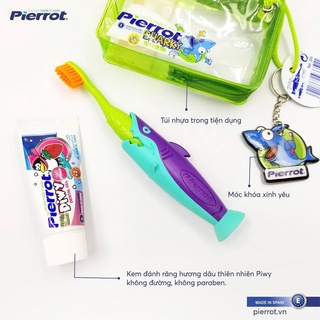 Bộ kit chăm sóc răng miệng trẻ em Cá Mập PIERROT PIER3351
