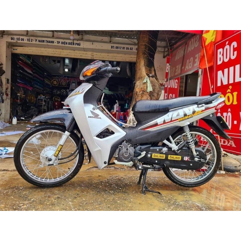Tem Rời Wave Mẫu 2010 Cực Chất Dán Cho Wave 110 Tem Chuẩn 3 Lớp