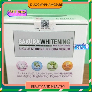 Serum dưỡng trắng da chống lão hóa Sakura whitening