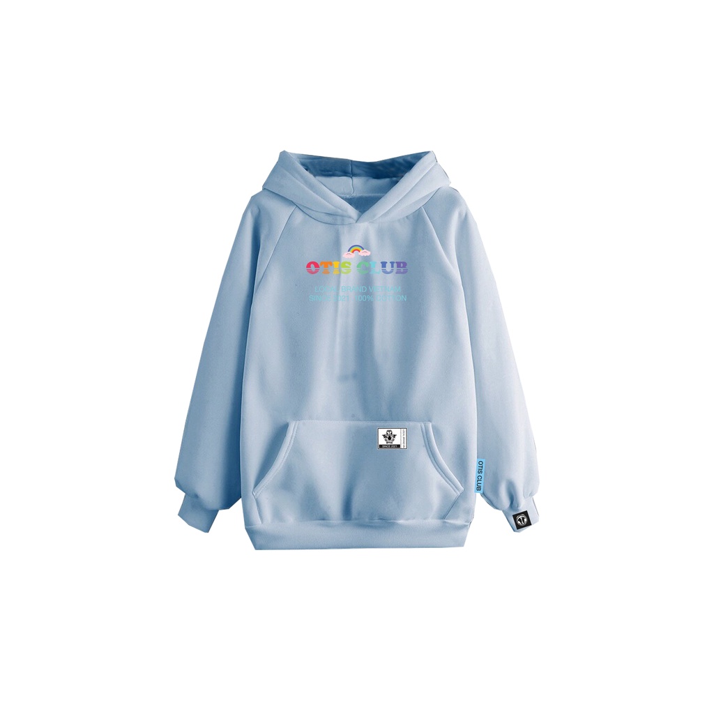 Áo khoác hoodie chui đầu nỉ cotton Local Brand OTIS CLUB - HOODIE RAINBOW