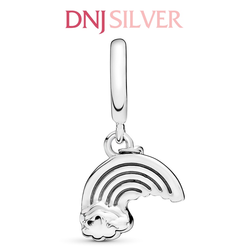 Charm bạc 925 cao cấp, hàng chuẩn bạc - Charm Rainbow & Cloud thích hợp để mix vòng tay charm - DN231