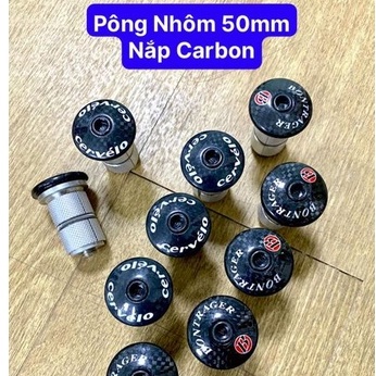 Bông Phuộc Nhôm/Carbon Gineyea Cao 50mm Cho Xe Đạp