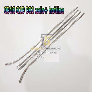 nẹp chân kính xe GRAND I10, nẹp trang trí chân kính xe I10 2014-2020 chất liệu inox sáng bóng
