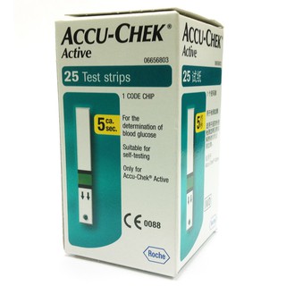 Que thử đường huyết ACCU-CHEK Active (Hộp 25/50 que)