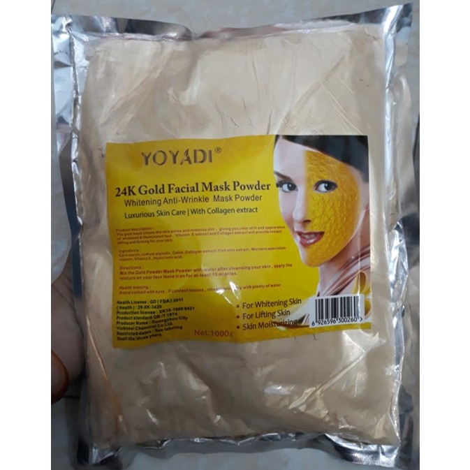 Bột mặt nạ collagen vàng 24k