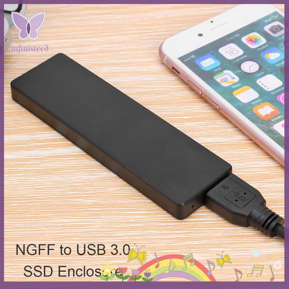 Hộp Đựng Ổ Cứng Ngff Sang Usb3.0 M2 2242 2260 2280 Sata M2 Ssd Hdd Ốp