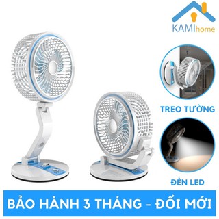 Quạt điện để bàn có đèn led Kami17006