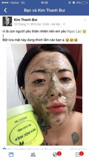 Bột rửa mặt bách mộc miên 