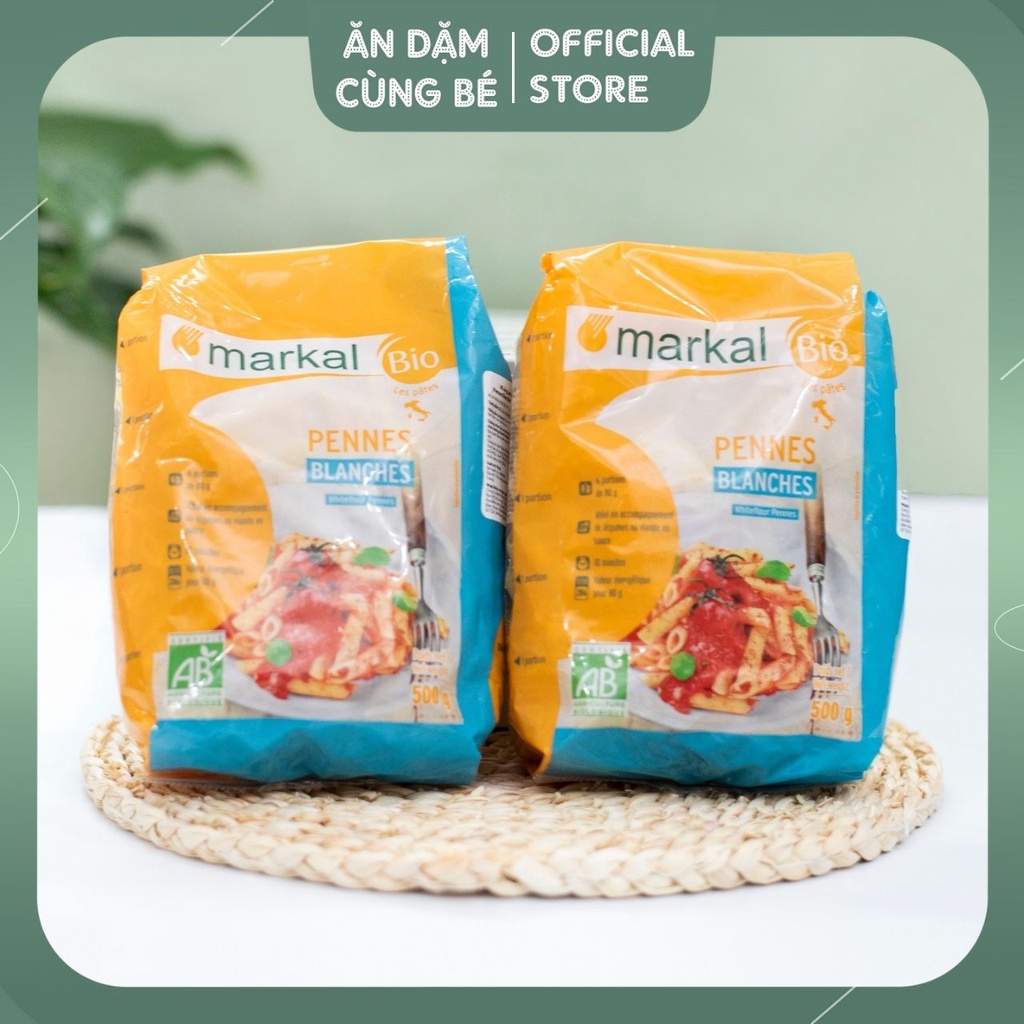 Nui ống mì mỳ ý spaghetti lớn dài MARKAL chính hãng dai ngon 500g 07152