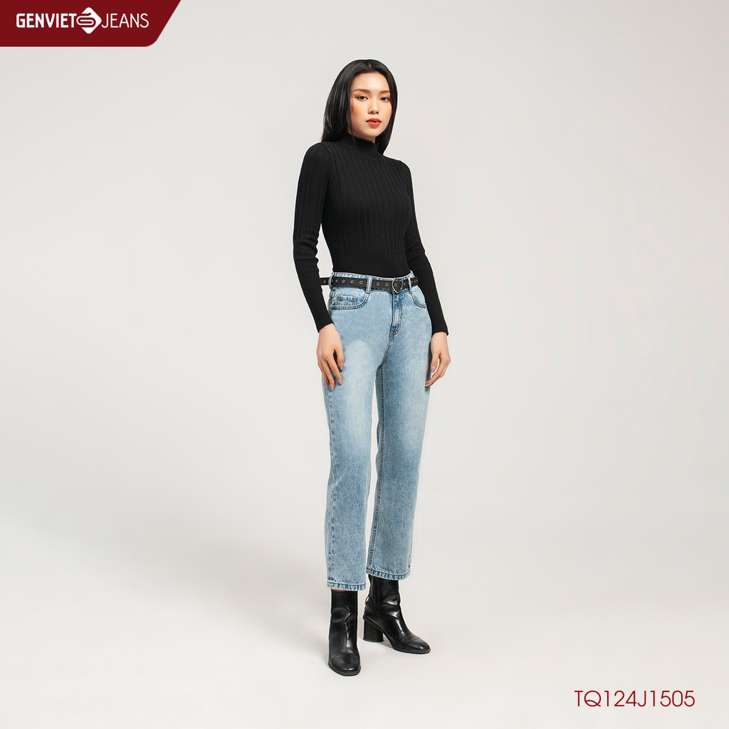Quần Dài Jeans Nữ GENVIET TQ124J1505